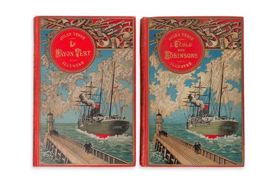 une paire de deux livres sur lesquels figurent des illustrations de bateaux sur fond blanc