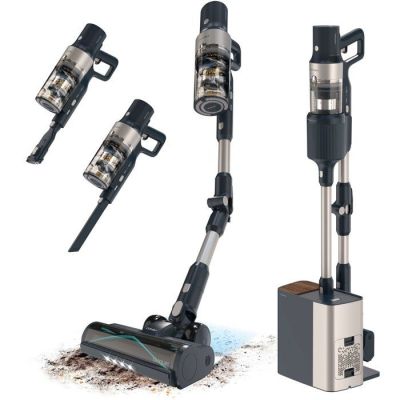 four different types of vacuums that are on display