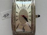 an image of a ladies ' s wrist watch with diamonds on it