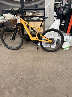 a bike that is sitting in the dirt