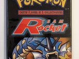 a close up of a pack of pokemon trading cards on a table