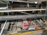 a picture of a room filled with lots of metal and wood