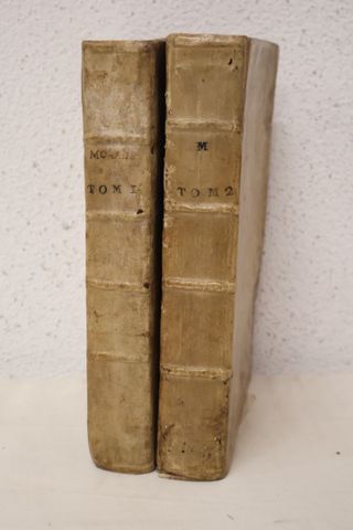 MORALIS : 2 tomes manuscrits en latin, non paginés, in 4°, plein ...