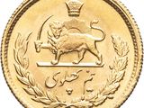 an image of a gold coin with a lion and a crown on it
