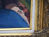 a picture of a painting on the wall of a building