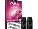 une boîte de cigarettes contenant deux paquets de cartouches « V-use »