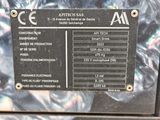 a sign on the side of a machine that says am