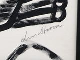 a black and white drawing of a pair of scissors