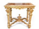 an image of a table with a marble top on a white background