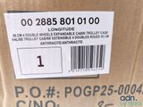 a cardboard box with a price label on it