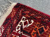 a close up of a rug on the ground