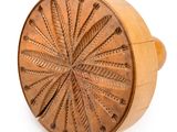 an image of a wooden ring with a decorative design on it