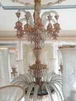 Travail Ottoman, début XXème, Important lustre en verre à 24… (photo 5)