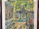 une image d'une image d'une peinture dans un cadre