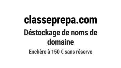 Nom de domaine classeprepa.com.
