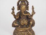 brass statue of the hindu god ganesha