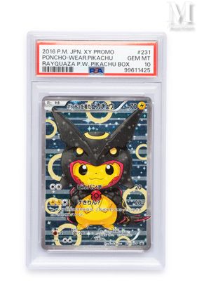 a close up of a pokemon trading card in a plastic package