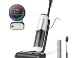 a close up of a vacuum cleaner with a toothbrush and toothpaste