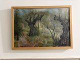 a picture of a painting hanging on the wall