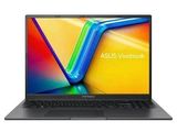 the asus vivobook laptop is open and ready to use