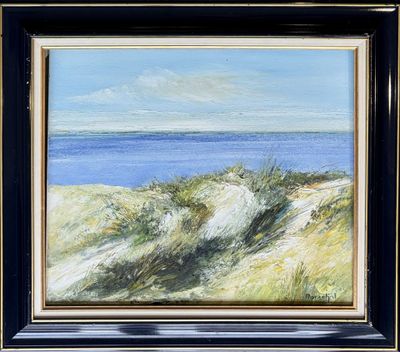 MARECHAL Francis (XXe), "Les dunes", huile sur toile signée …