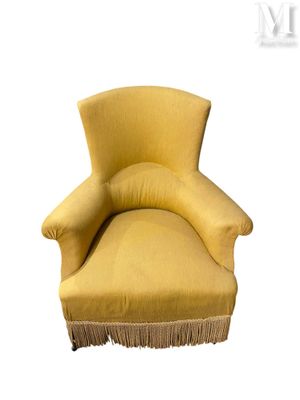 Bergère ou fauteuil crapaud de style Napoléon III