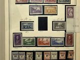 a picture of a picture of a collection of stamps on display