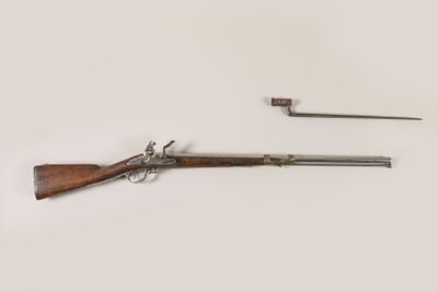 Fusil modèle 1777 raccourci, Manque le tenan de baïonnette, … - Photo 1