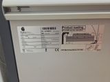 a label on the side of a refrigerator that says product loading