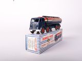 a toy truck that is sitting on top of a box