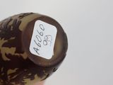 a close up of a bottle with a label on it
