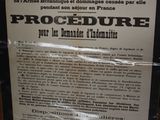 a sign on the door of a building stating that it is a procedure