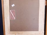 a picture of an easel with a painting on it