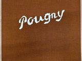 un tableau marron et blanc sur lequel est inscrit le mot « poggy »