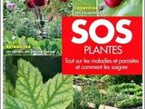 the cover of the magazine sos plants is shown with pictures of various plants