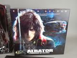 a box with a picture of a person holding a sword