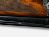 a close up of a gun on display on a table