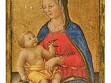 an image of a painting of a woman holding a baby