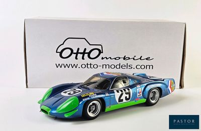 an image of a blue and green model of a racing car