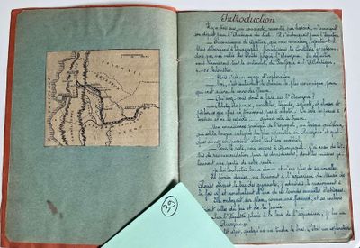 AMAZONIE. Manuscrit intitulé « Hommes et bêtes du Haut-Amazo…