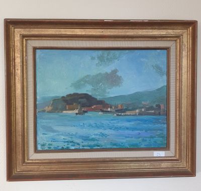 une photo d'un tableau accroché au mur