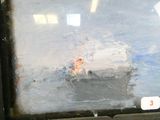 a picture of a painting of a boat in the water