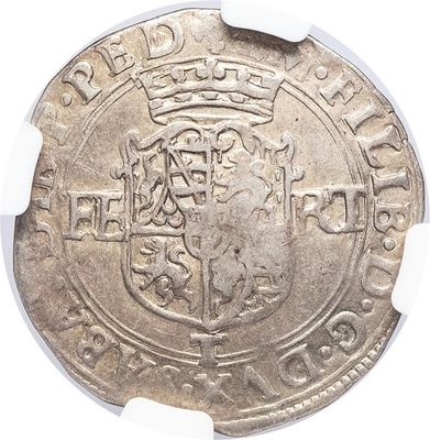 a close up of a coin on a white background