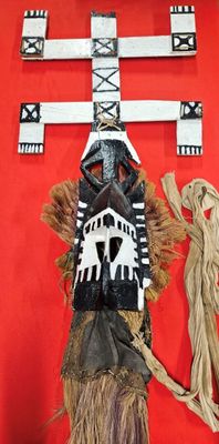 Pays DOGON Mopki (3ème ville du Mali) Masque facial d…
