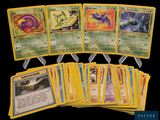 a lot of cards that are sitting on a table