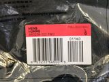 a close up of a barcode on a plastic bag