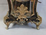 a clock that is sitting on top of a table