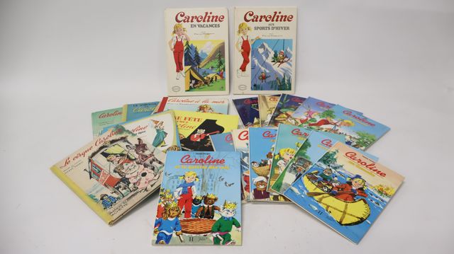 Lot de 12 albums de CAROLINE, éditions HACHETTE Jeunesse et 8 alb...
