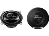 a pair of speakers on a white background