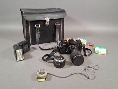 Appareil photo argentique FUJICA AX3 avec deux objectifs et … - Photo 1